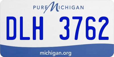 MI license plate DLH3762