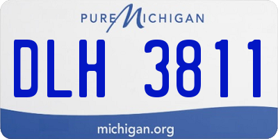 MI license plate DLH3811