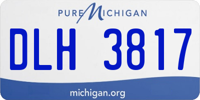 MI license plate DLH3817