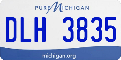 MI license plate DLH3835