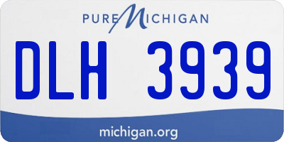 MI license plate DLH3939