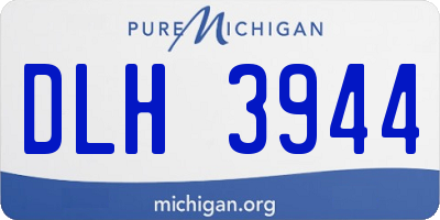 MI license plate DLH3944
