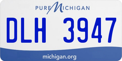 MI license plate DLH3947