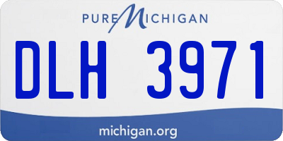 MI license plate DLH3971