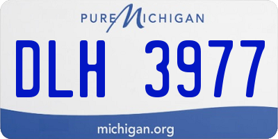 MI license plate DLH3977