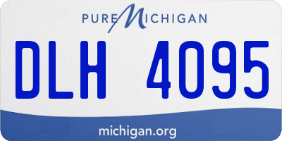 MI license plate DLH4095
