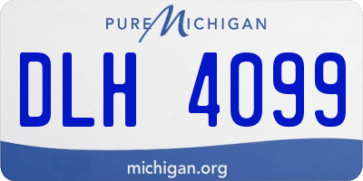 MI license plate DLH4099