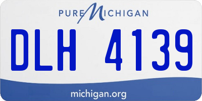 MI license plate DLH4139
