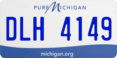 MI license plate DLH4149