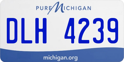 MI license plate DLH4239