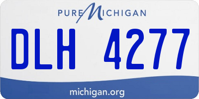 MI license plate DLH4277