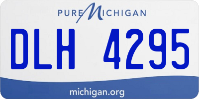 MI license plate DLH4295