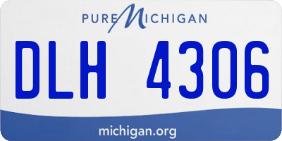 MI license plate DLH4306