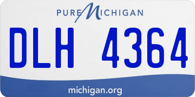 MI license plate DLH4364