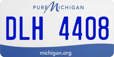 MI license plate DLH4408