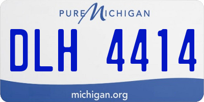 MI license plate DLH4414