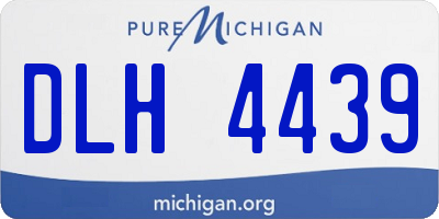 MI license plate DLH4439