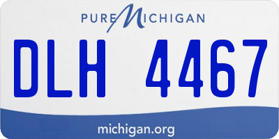 MI license plate DLH4467