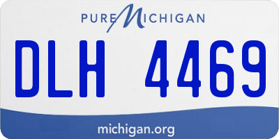 MI license plate DLH4469