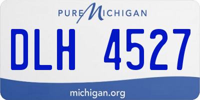 MI license plate DLH4527
