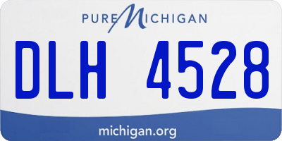MI license plate DLH4528