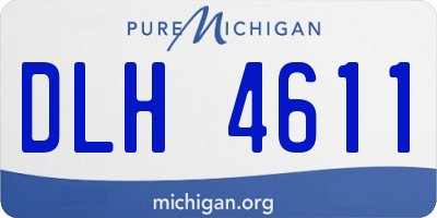 MI license plate DLH4611