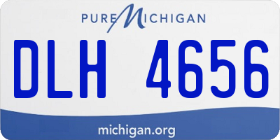 MI license plate DLH4656