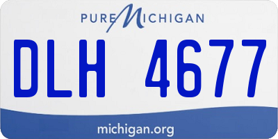 MI license plate DLH4677