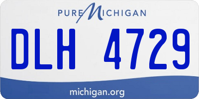 MI license plate DLH4729