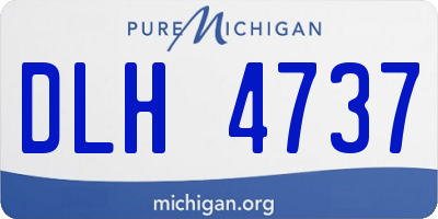 MI license plate DLH4737