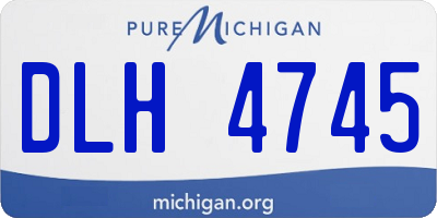 MI license plate DLH4745