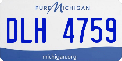 MI license plate DLH4759