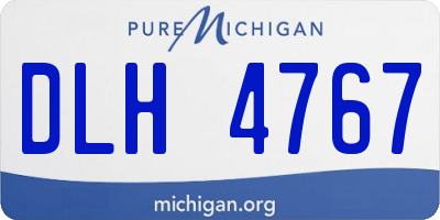 MI license plate DLH4767