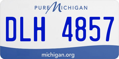 MI license plate DLH4857
