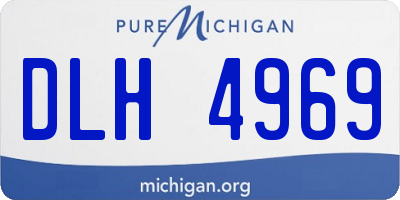 MI license plate DLH4969