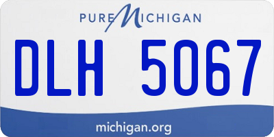 MI license plate DLH5067