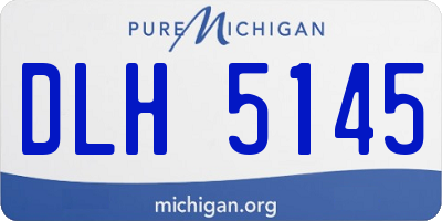 MI license plate DLH5145