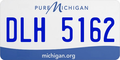 MI license plate DLH5162