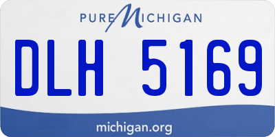 MI license plate DLH5169