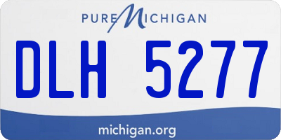 MI license plate DLH5277