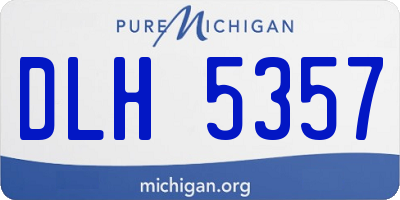 MI license plate DLH5357