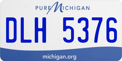 MI license plate DLH5376