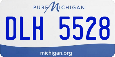 MI license plate DLH5528