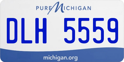 MI license plate DLH5559