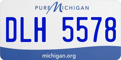MI license plate DLH5578