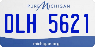 MI license plate DLH5621
