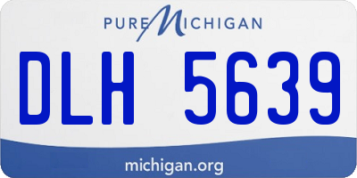 MI license plate DLH5639