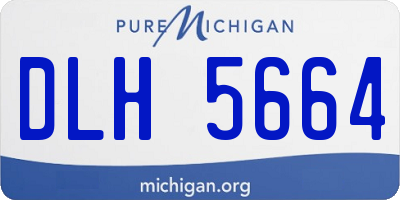 MI license plate DLH5664