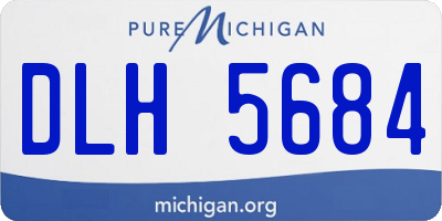 MI license plate DLH5684