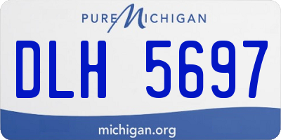 MI license plate DLH5697